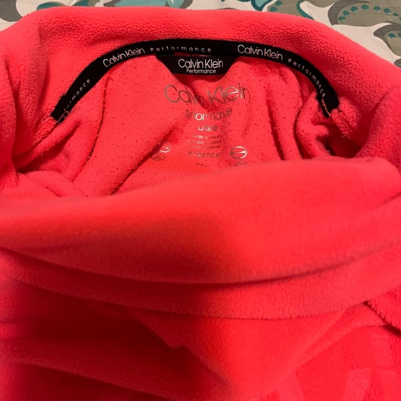 Calvin Klein Performance Fleece Funnel Neck Sweatshirt  Large - Picture 6 of 9